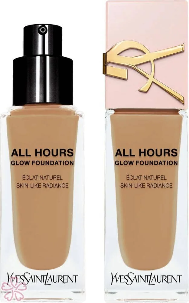 Тональная основа для лица с сияющим финишем Yves Saint Laurent All Hours Glow Foundation 25 мл MN7