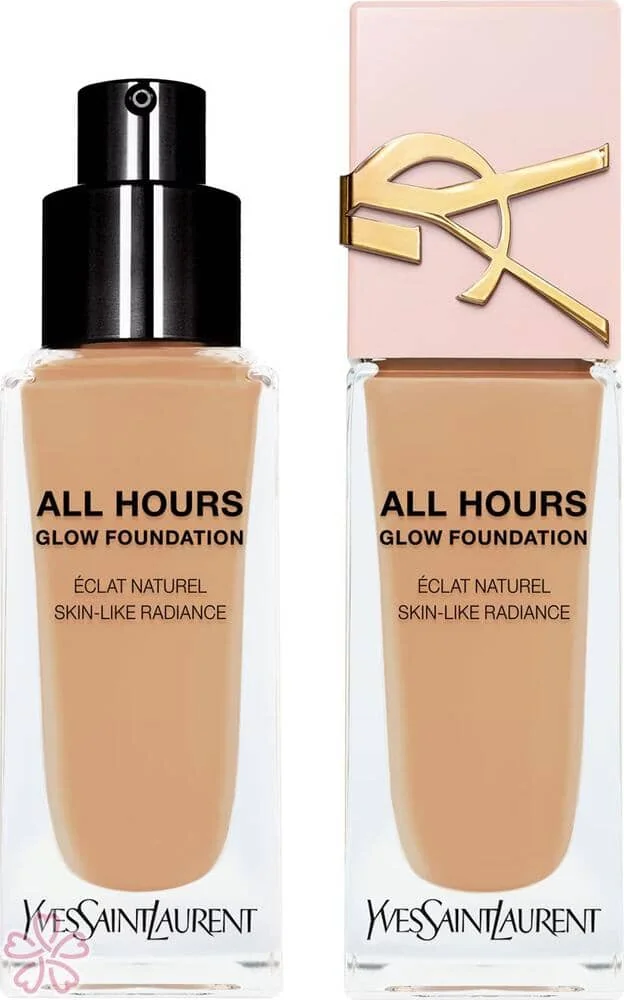 Тональная основа для лица с сияющим финишем Yves Saint Laurent All Hours Glow Foundation 25 мл LW7