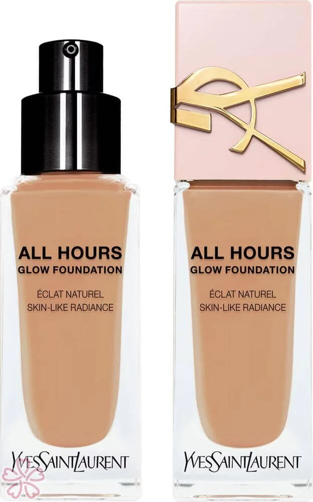 Тональная основа для лица с сияющим финишем Yves Saint Laurent All Hours Glow Foundation 25 мл LN9