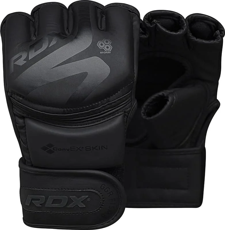 Тренувальні рукавиці RDX GRAPPLING GLOVES F15 чорний M (GGR-F15MB)