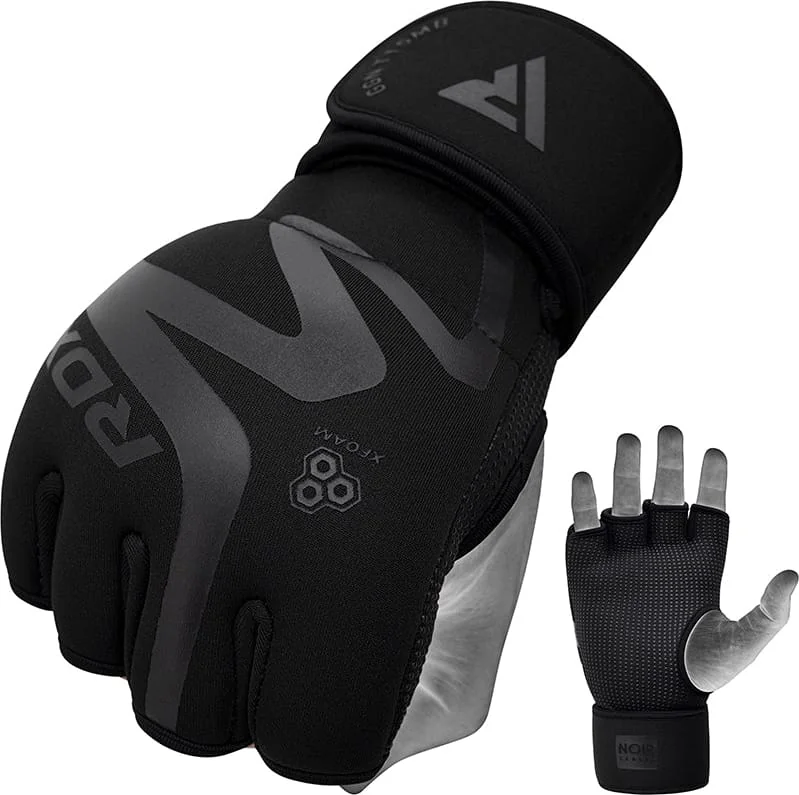 Тренувальні рукавиці RDX GRAPPLING GLOVES NEOPRENE T15 чорний L (GGN-T15MB)