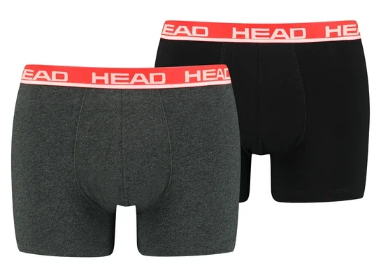 Труси-боксерки чоловічі Head Basic Boxer 2P (701202741-011)