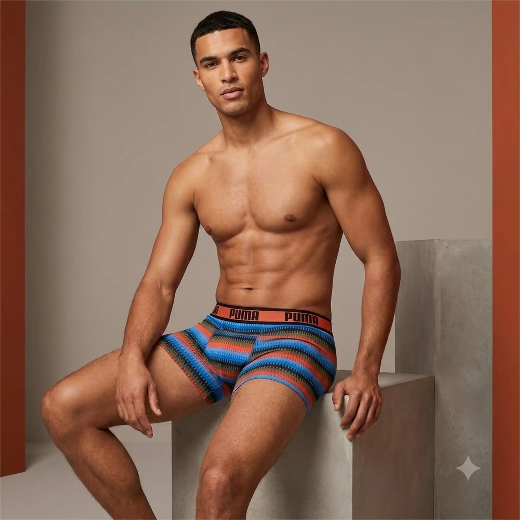 Труси-шорти Puma WORLDHOOD STRIPE TRUNK 2 пари