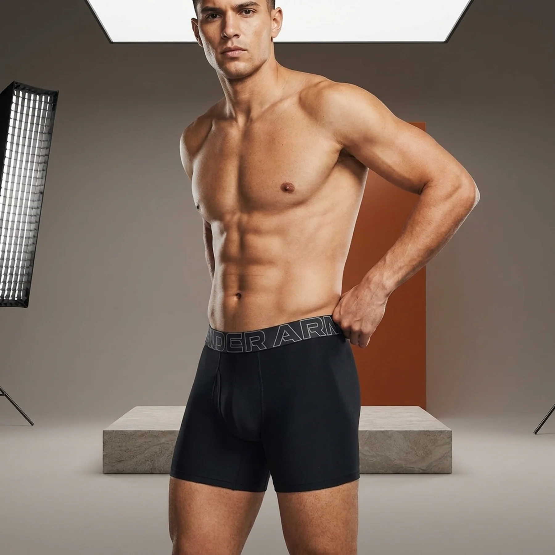 Труси-боксерки чоловічі Under Armour Ua M Perf Cotton 3In (1383891-001)