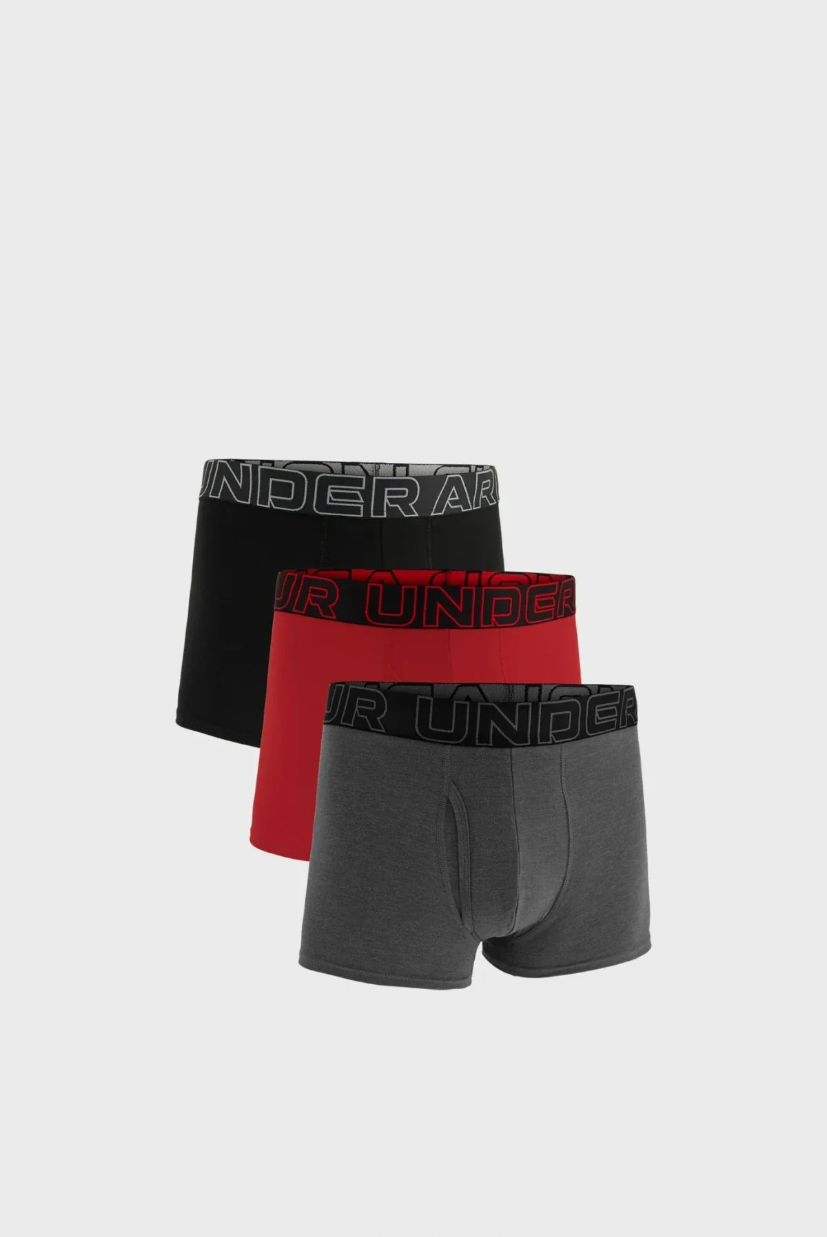 Труси-боксерки чоловічі Under Armour Ua Performance Cotton - Solid 3 3Pk (1383891-025)