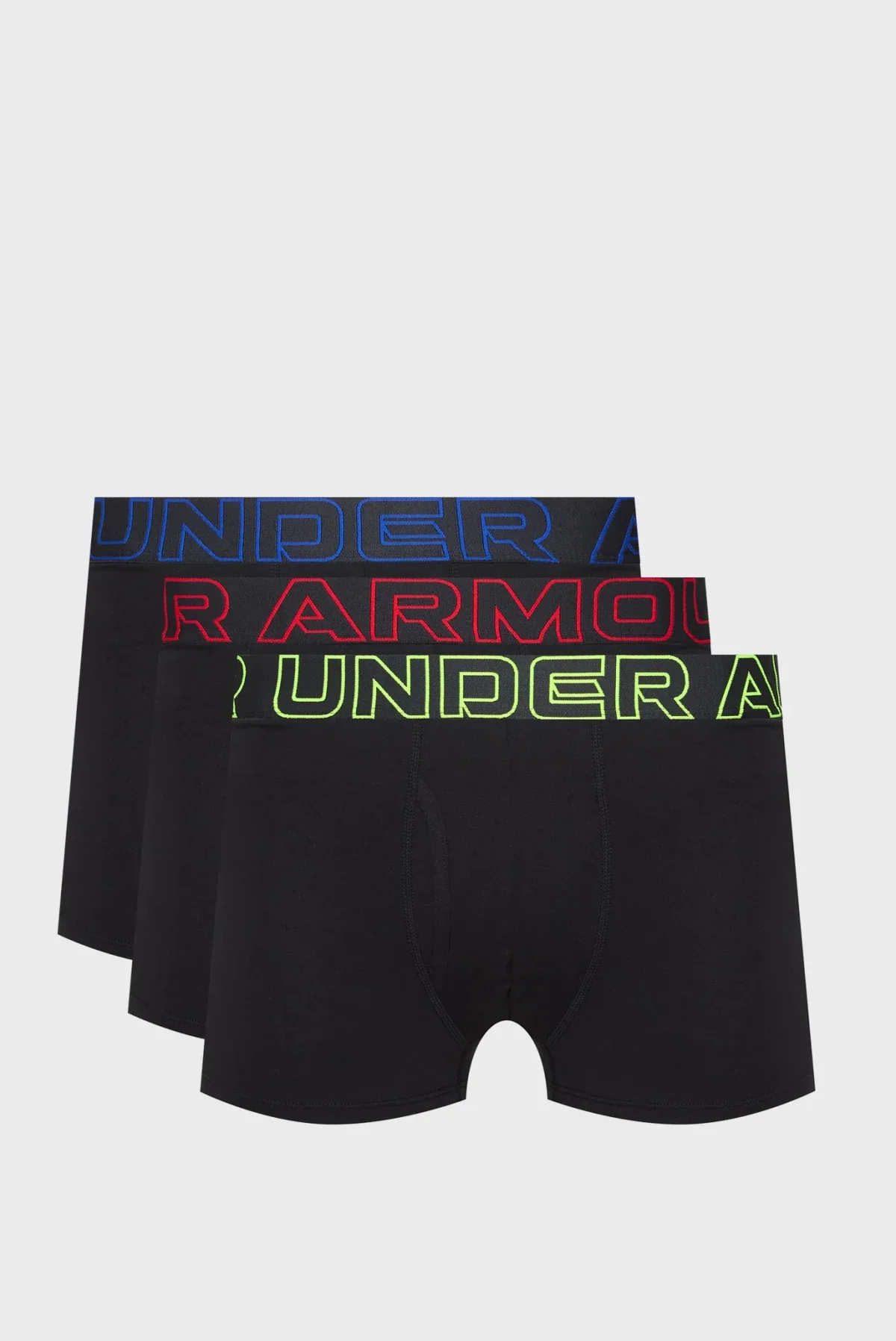 Труси-боксерки чоловічі Under Armour Ua Performance Cotton - Solid 3 In 3Pk (1383891-004)
