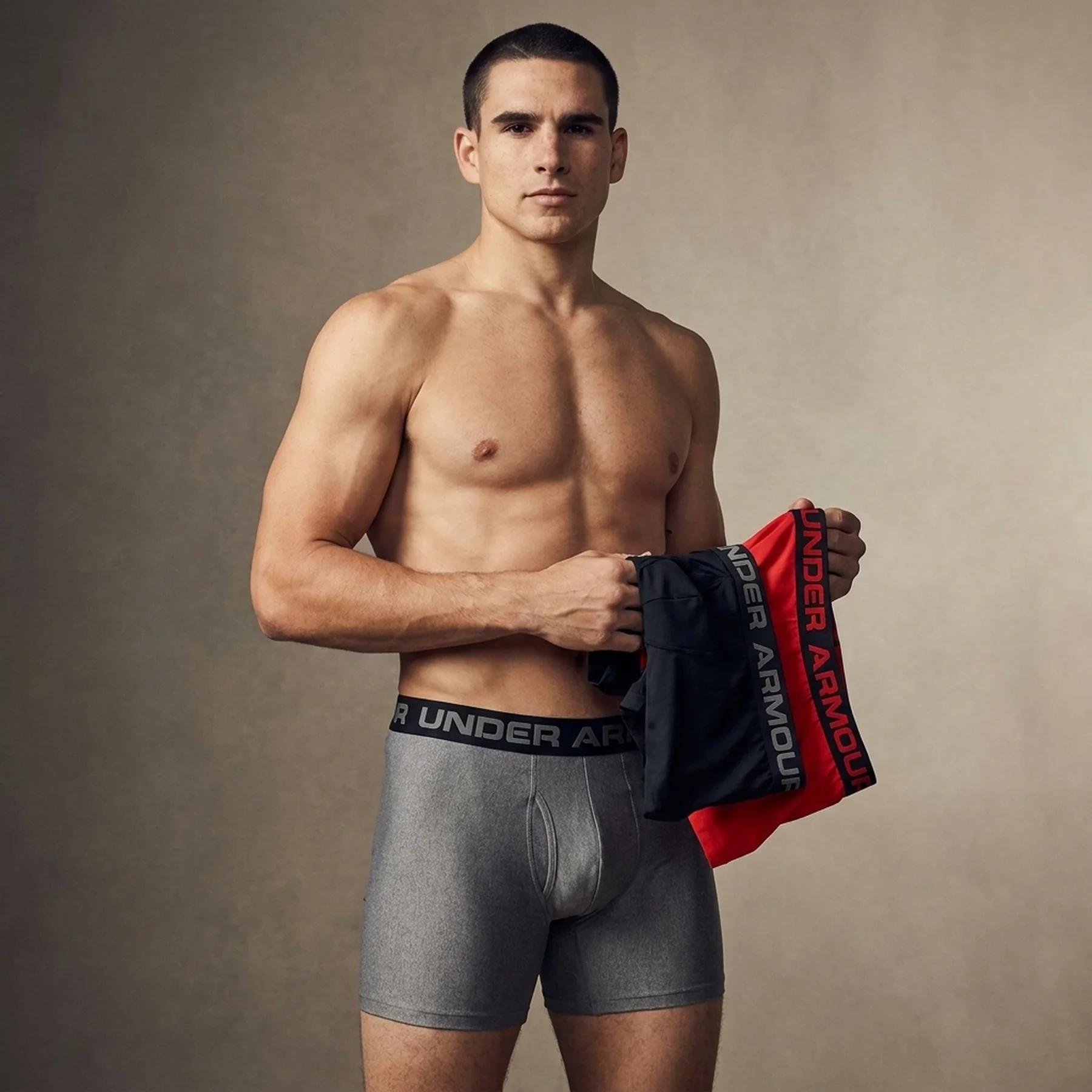Труси-боксерки чоловічі Under Armour Ua Performance Cotton - Solid 6 3Pk (1383889-025)