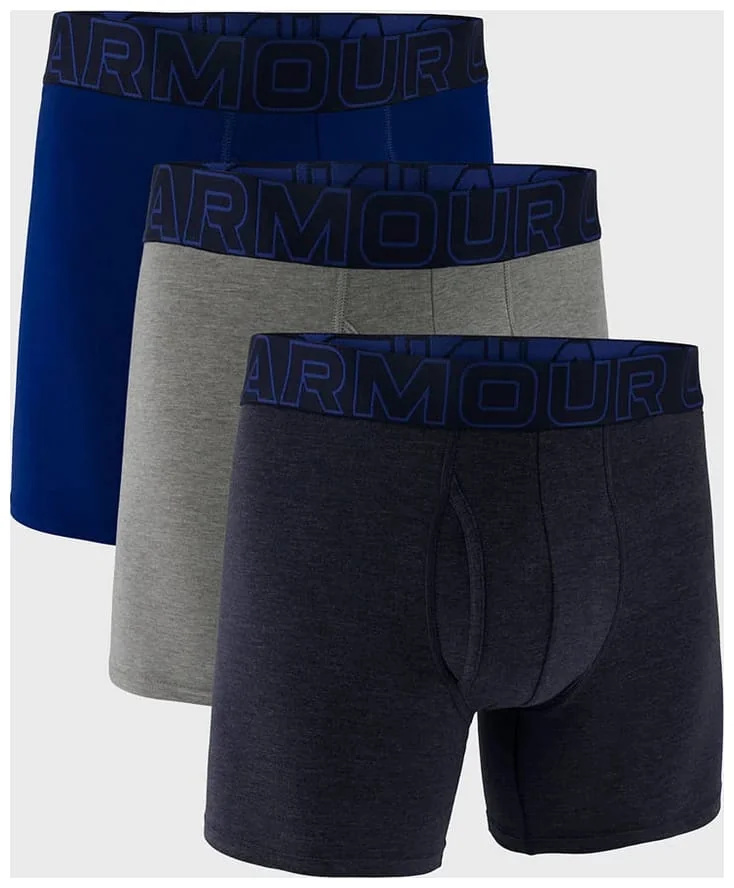 Труси-боксерки чоловічі Under Armour Ua Performance Cotton - Solid 6 3Pk (1383889-410)