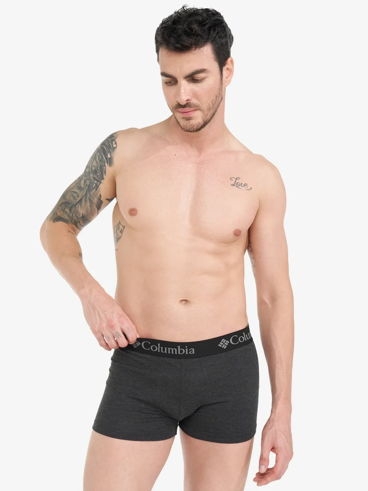 Труси чоловічі Columbia Performance Cotton Stretch Melange Black (2 ) (CPCB02CLB-BLK)