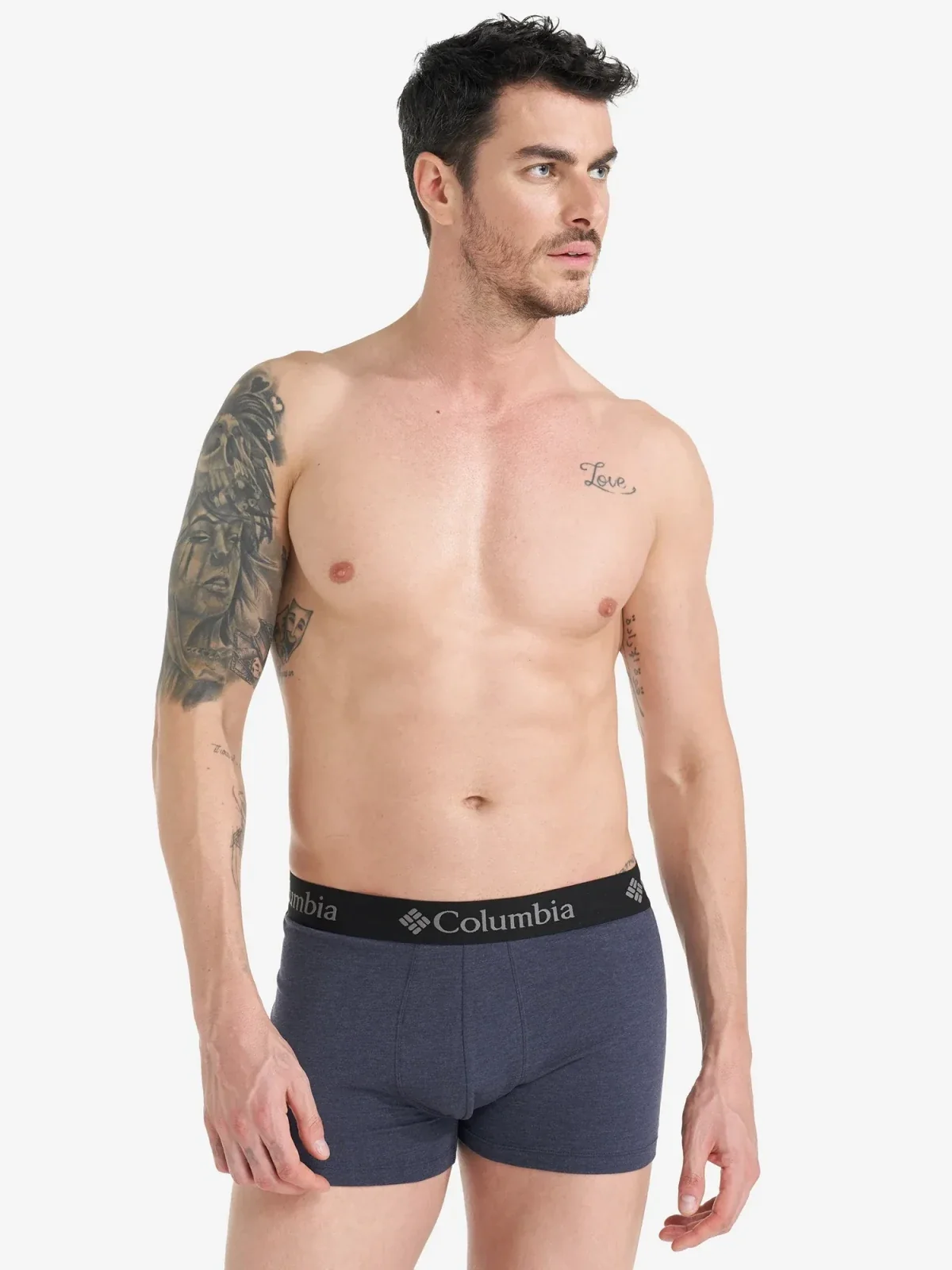 Труси чоловічі Columbia Performance Cotton Stretch Melange Blue (2 ) (CPCB02CLB-BLUE)