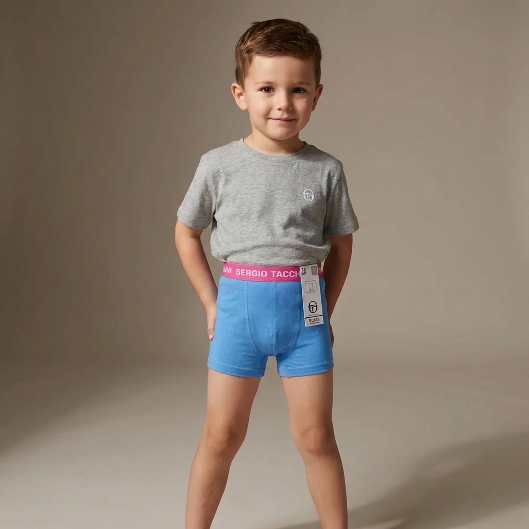 Труси-боксери Sergio Tacchini BOXER GA TACCHINI X1 блакитний Діт 104 см (4 ANS)