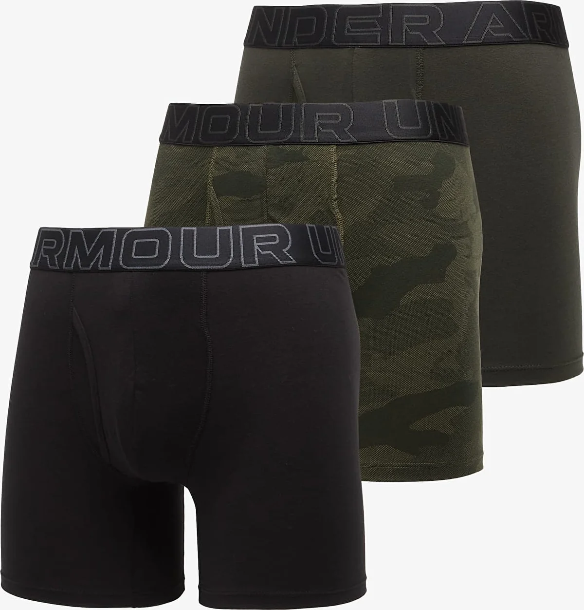 Труси Under Armour PERFORMANCE COTTON - PRINT 6 чорний MD