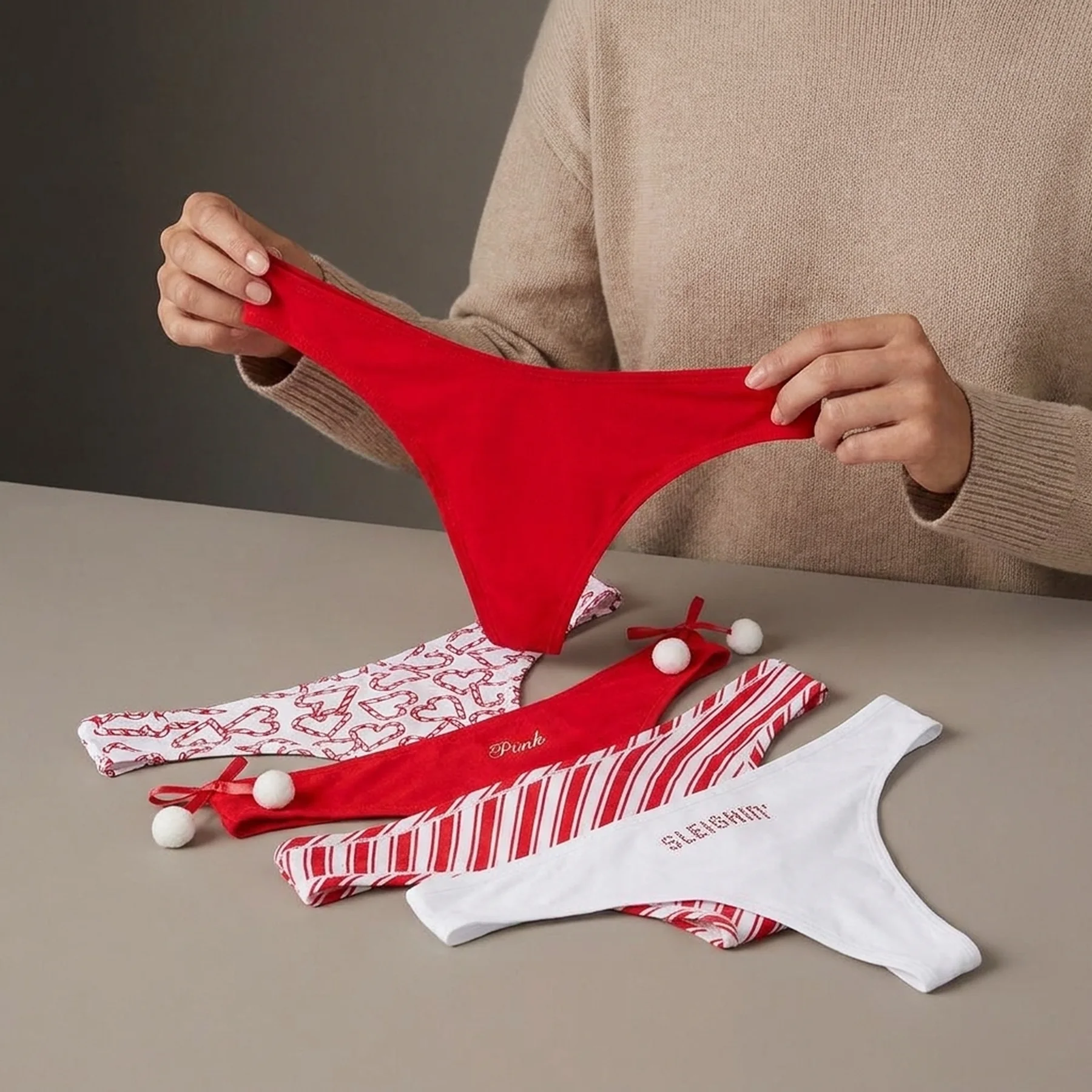 Труси Victoria's Secret 5-pack Red