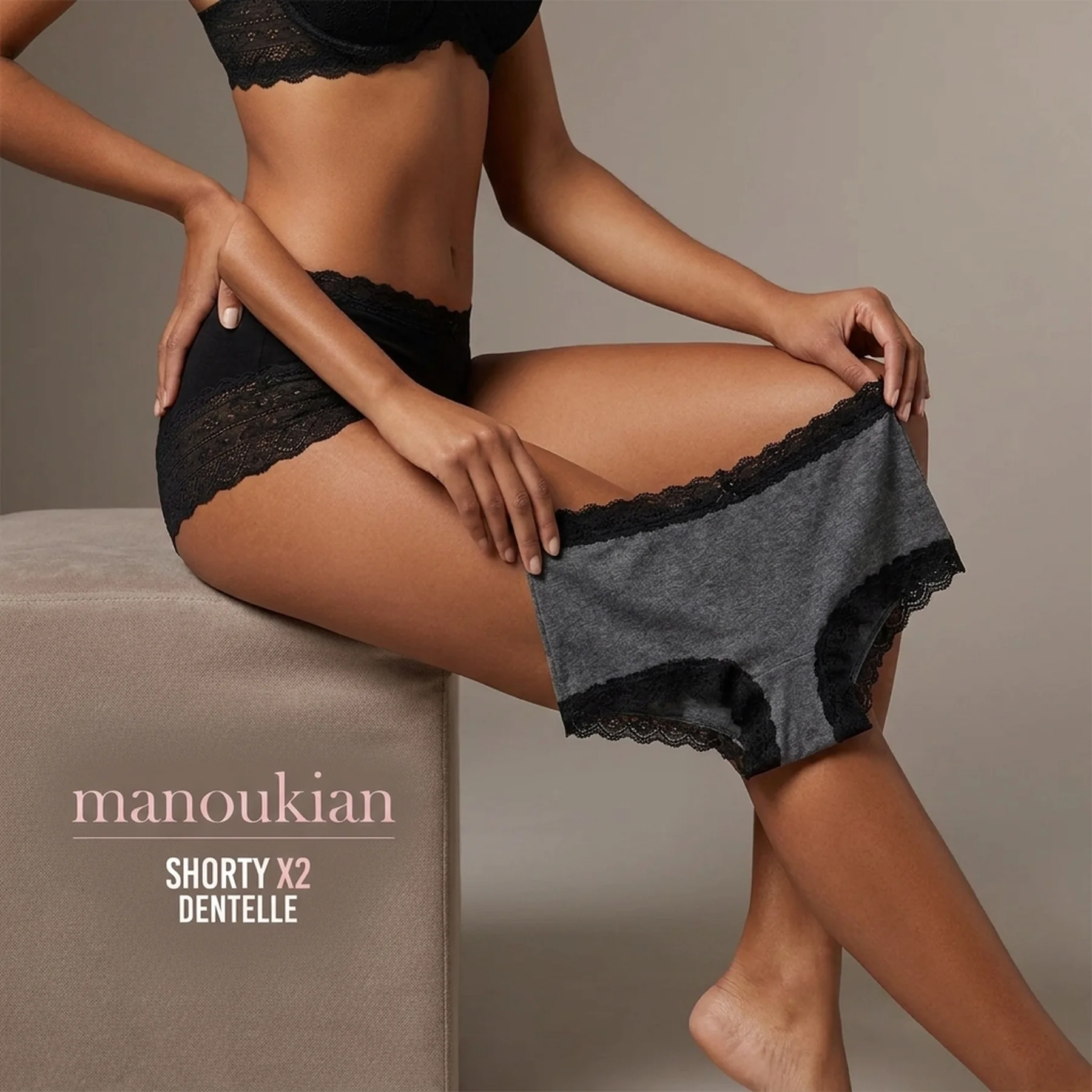 Труси жіночі Manoukian Shorty-X2 -Femme (12890483-3)