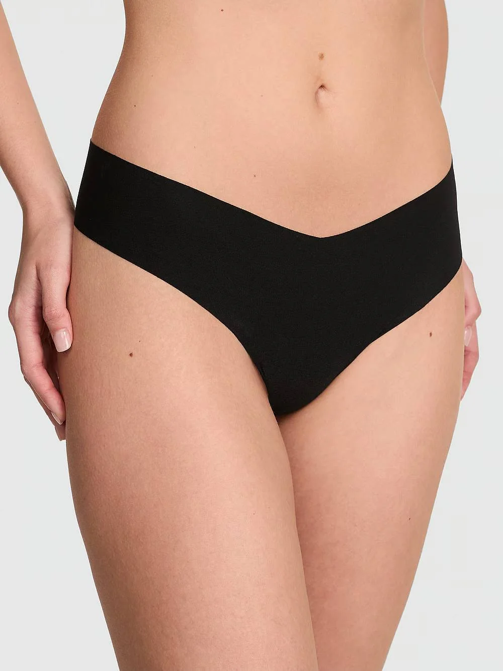 Трусики тонг Victoria's Secret Pink 1159833408 (Чорний XL)