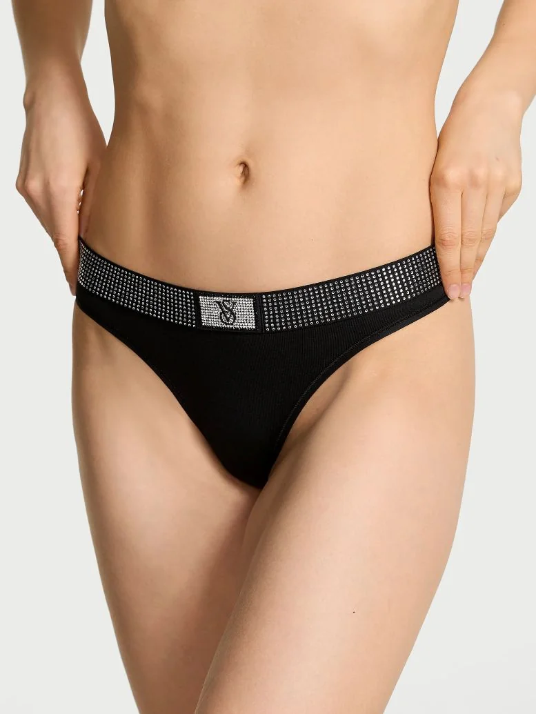 Трусики тонг Victoria's Secret зі стразами 1159850605
