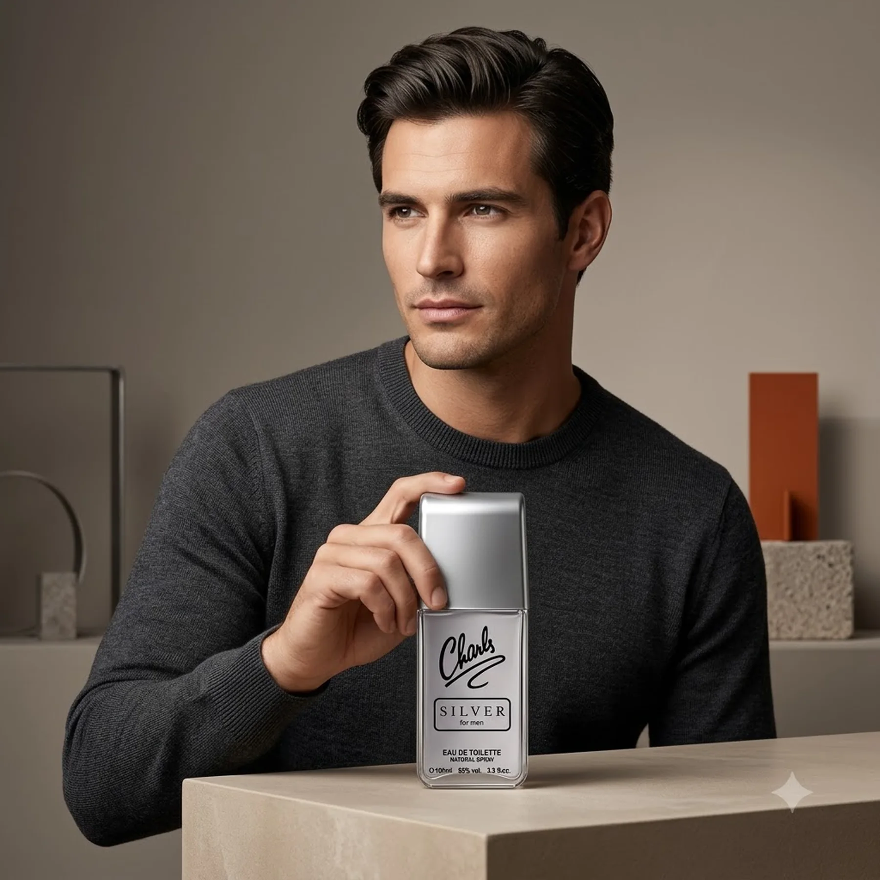 Туалетная вода для мужчин Sterling Parfums Charls Silver 100 мл