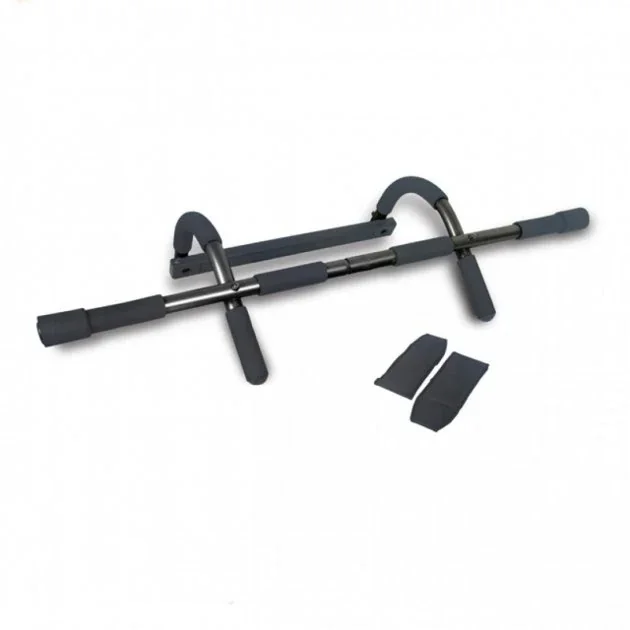 Турнік для підтягування LiveUp CHIN-UP BAR WITH ARM STRAP чорний OFSM (LS3152A)