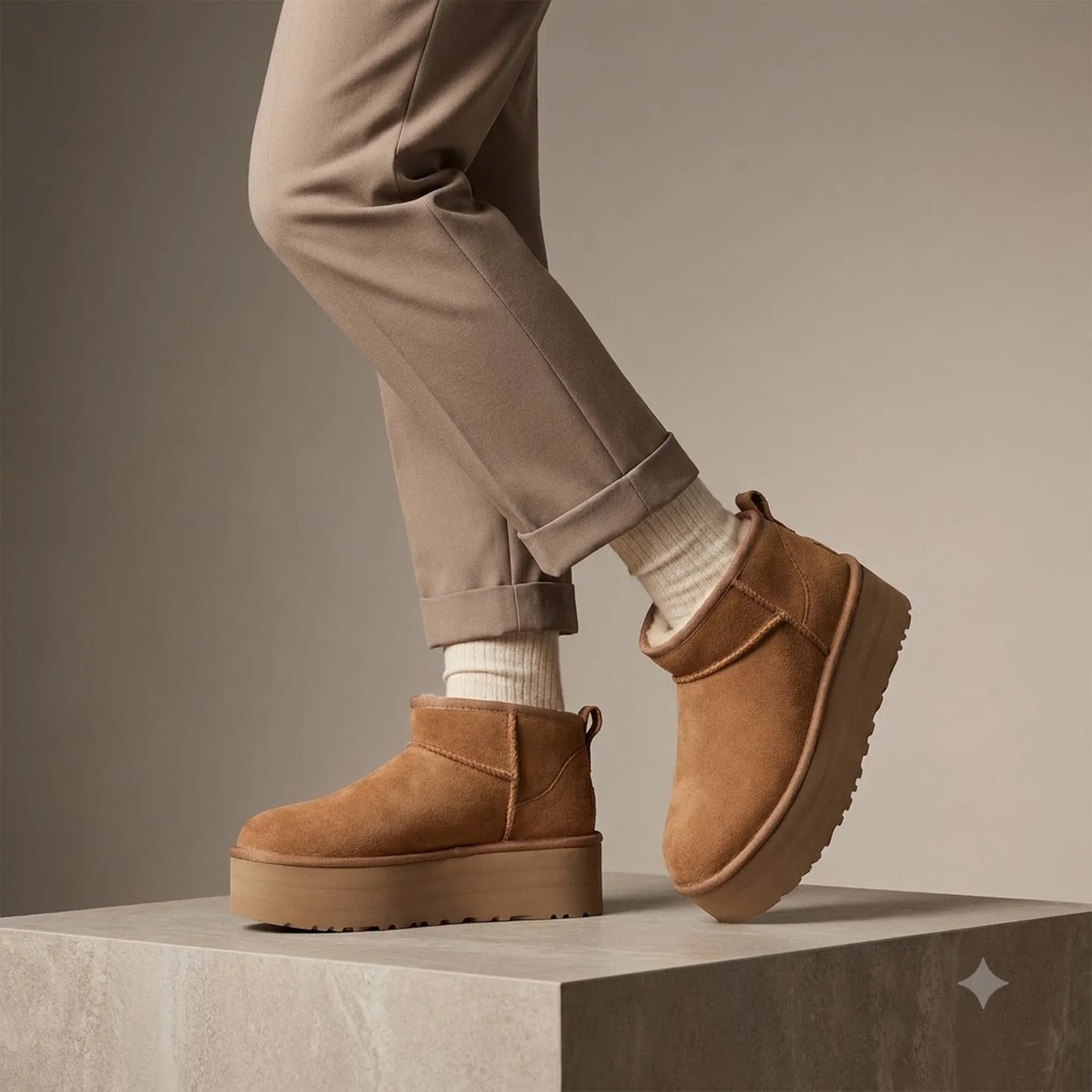 UGG Wmns Classic Ultra Mini Platform Boot 'Chestnut'