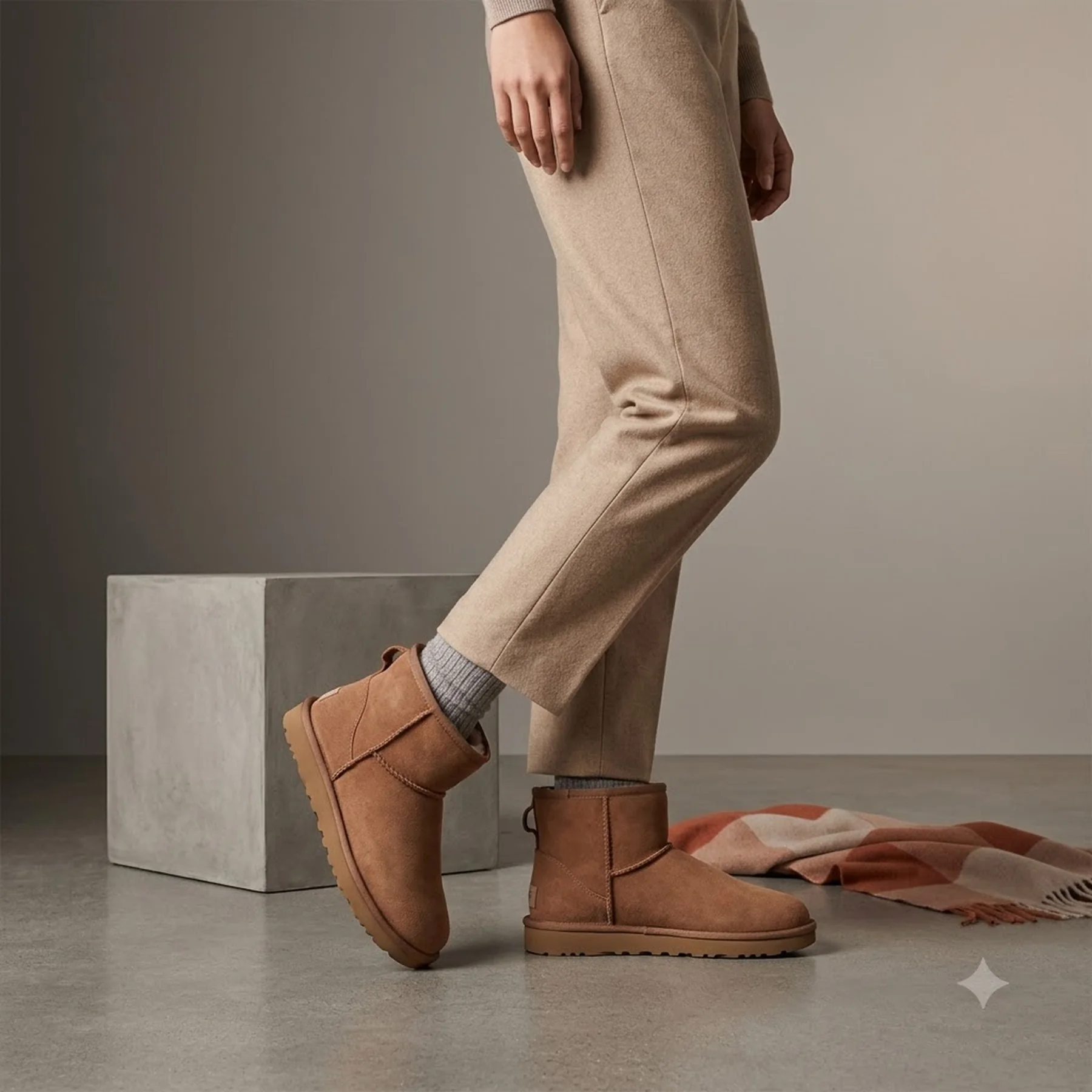 Уггі жіночі UGG Wmns Classic Mini II Boot 'Chestnut'
