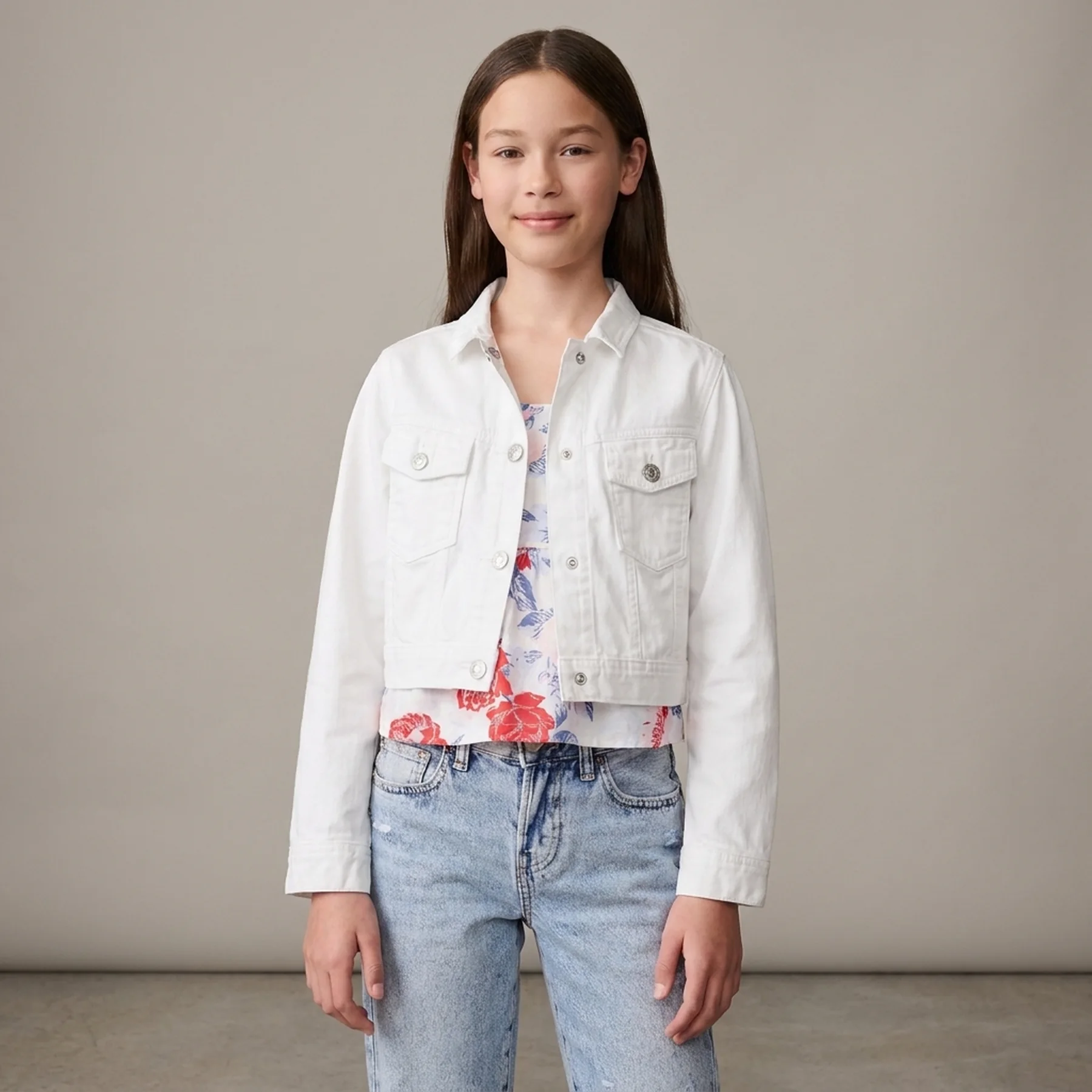 Укорочена джинсова куртка GAP 1159848173
