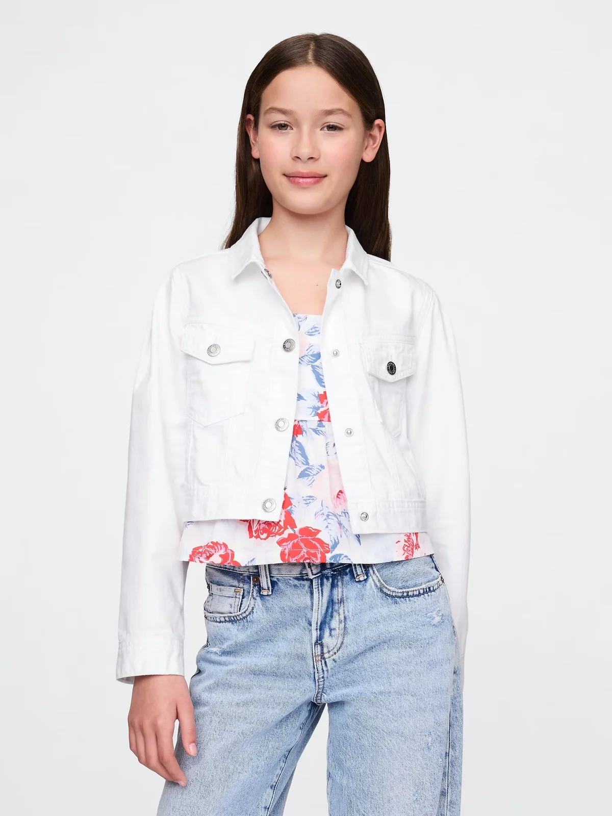 Укорочена джинсова куртка GAP 1159848173