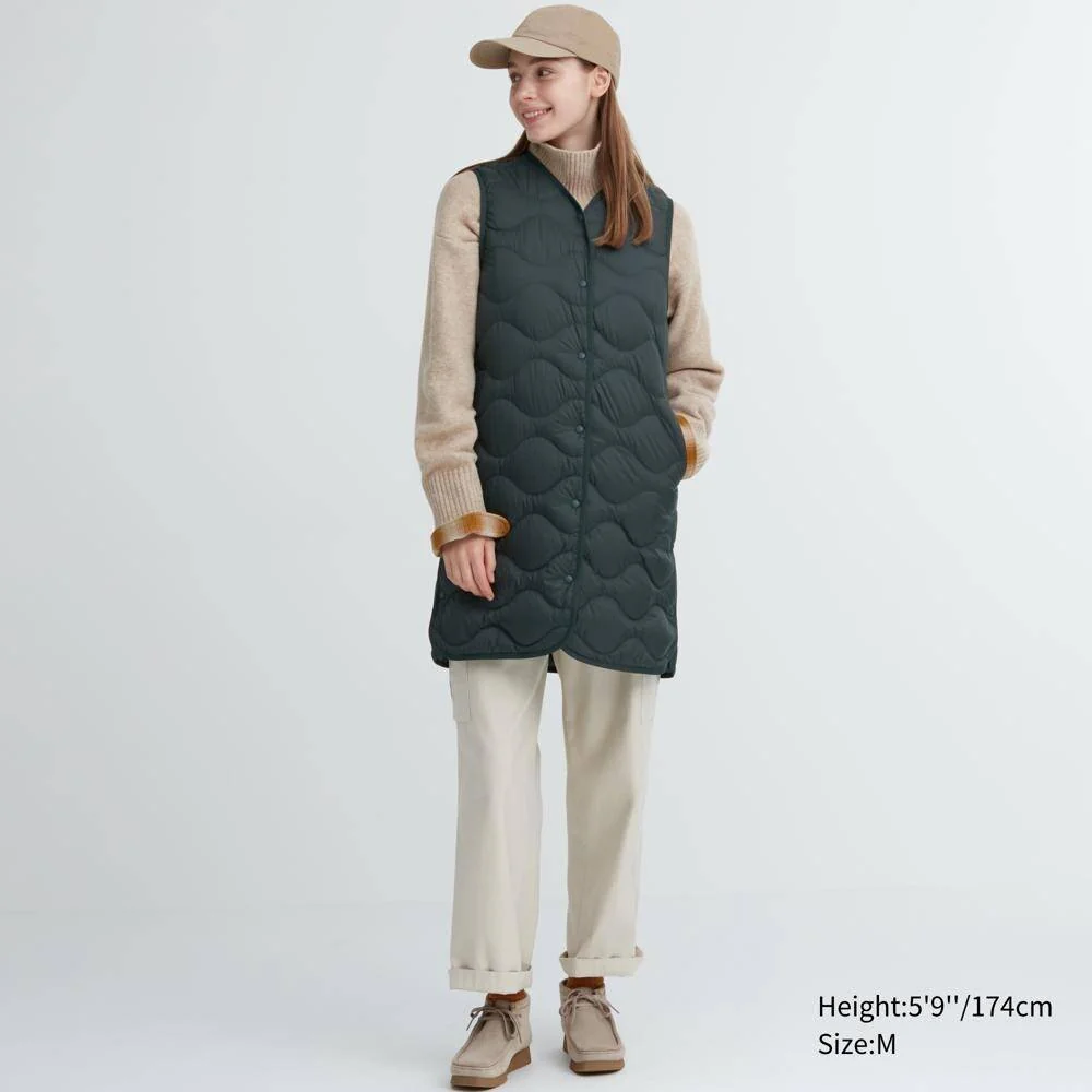 Ультралегкий довгий жилет Uniqlo 1159797449