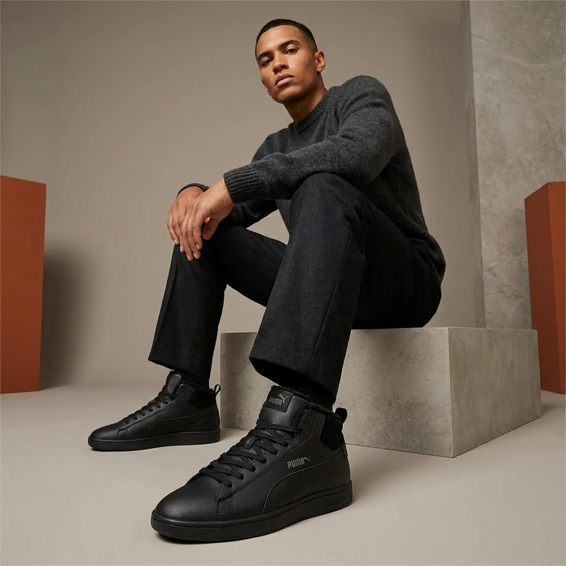 Унісекс кросівки Puma Smash 3.0 Mid WTR Sneakers