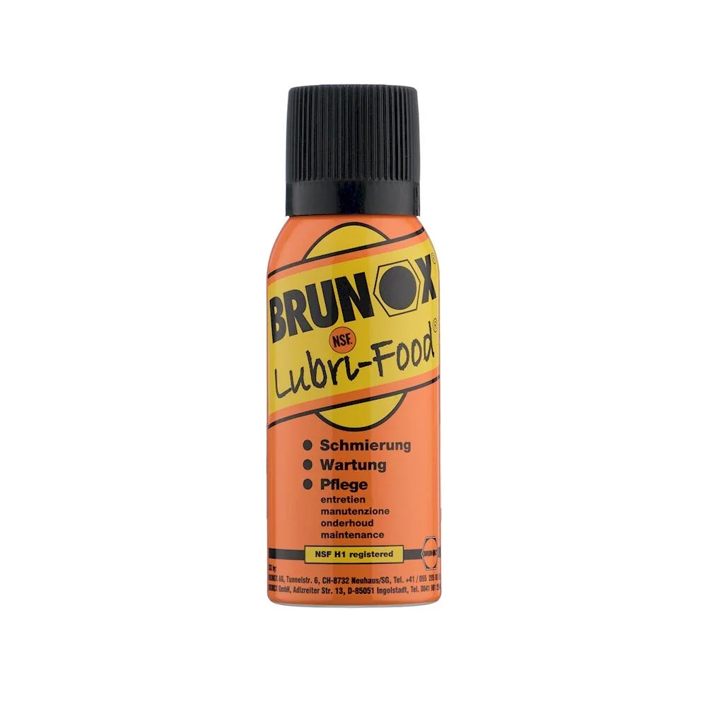 Універсальне мастило для харчового обладнання, спрей Brunox Lubri Food 120ml