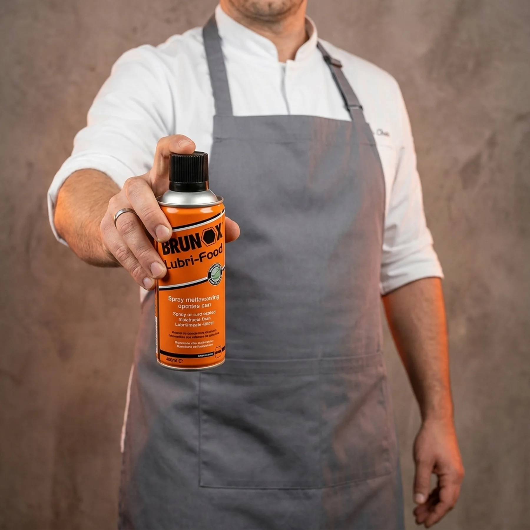 Універсальне мастило для харчового обладнання, спрей Brunox Lubri Food 400ml