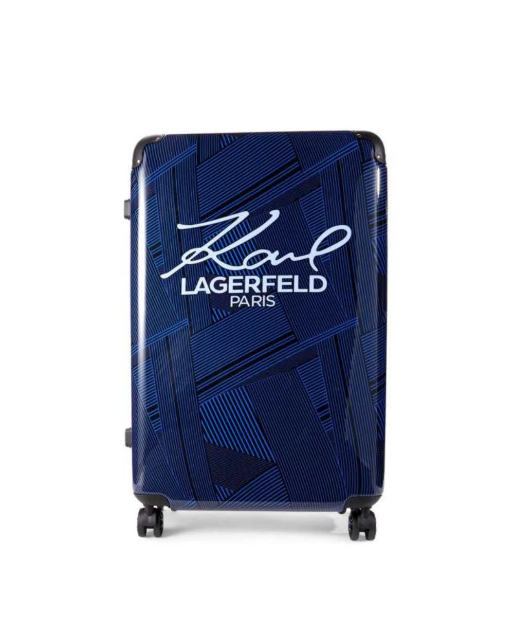 Валіза Spinner з принтом Karl Lagerfeld 1159829245 — Інші аксесуари