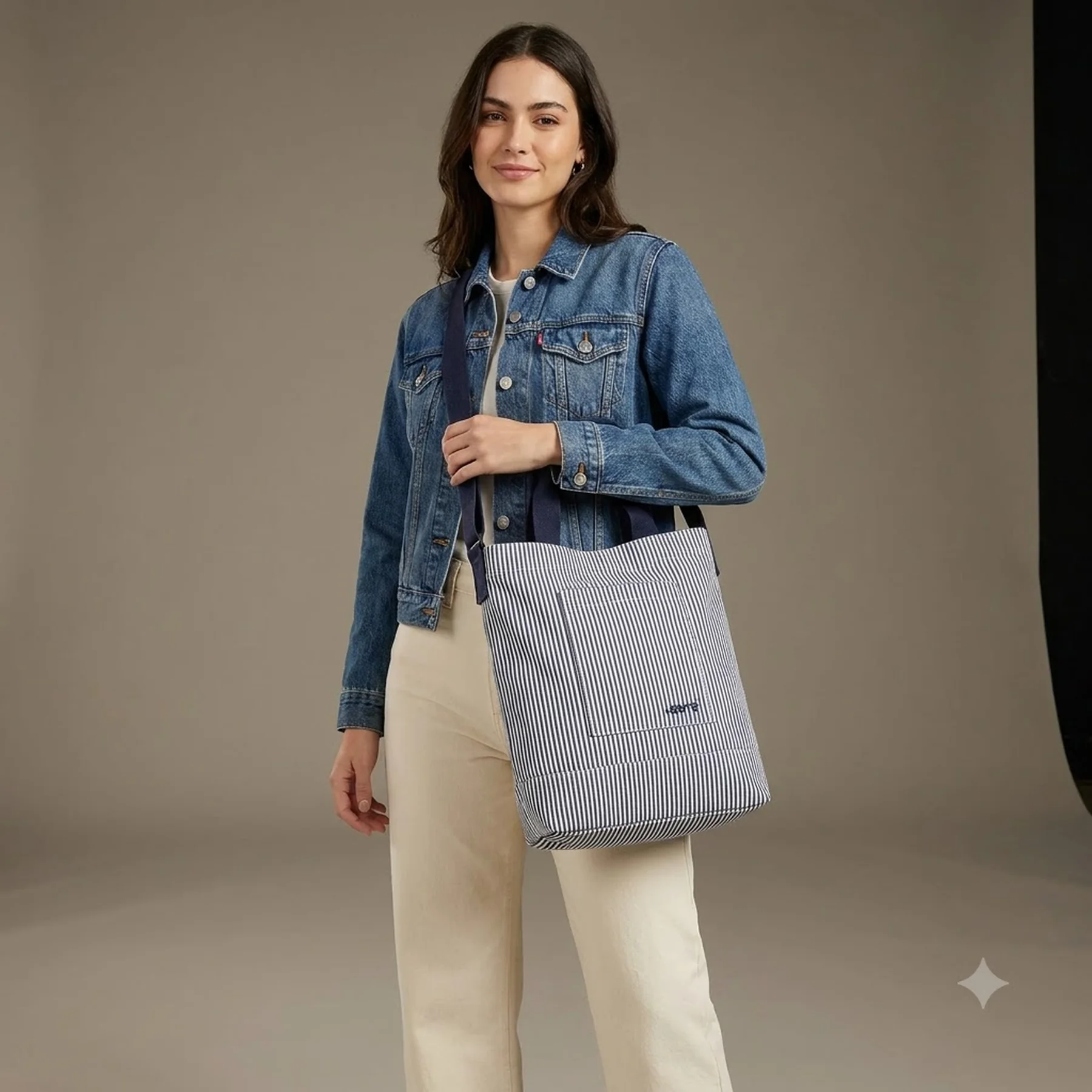 Велика сумка-шоппер Levi's 1159825062 (Синій One size)