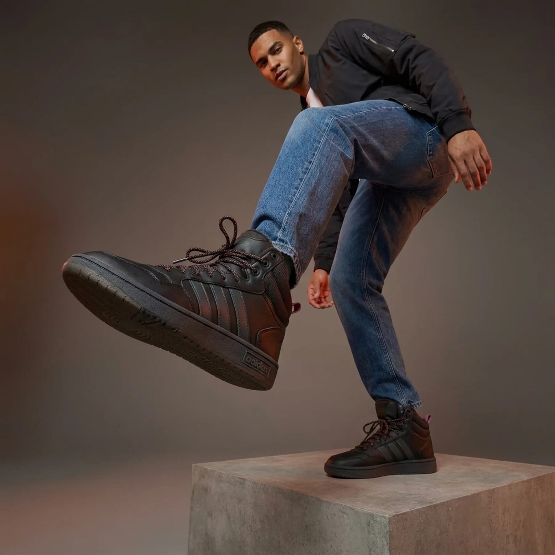 Високі кросівки Hoops 3.0 Mid Adidas 1159796976