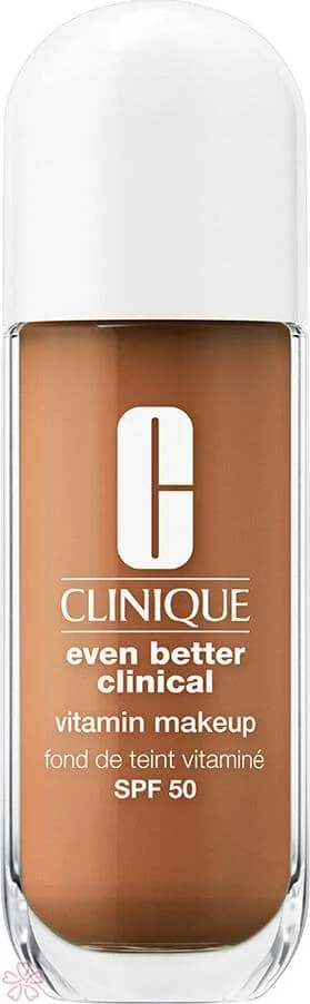 Витаминное тональное средство для макияжа с SPF50 Clinique Even Better Clinical Vitamin Makeup SPF 50 30 мл 3 Medium Deep Warm