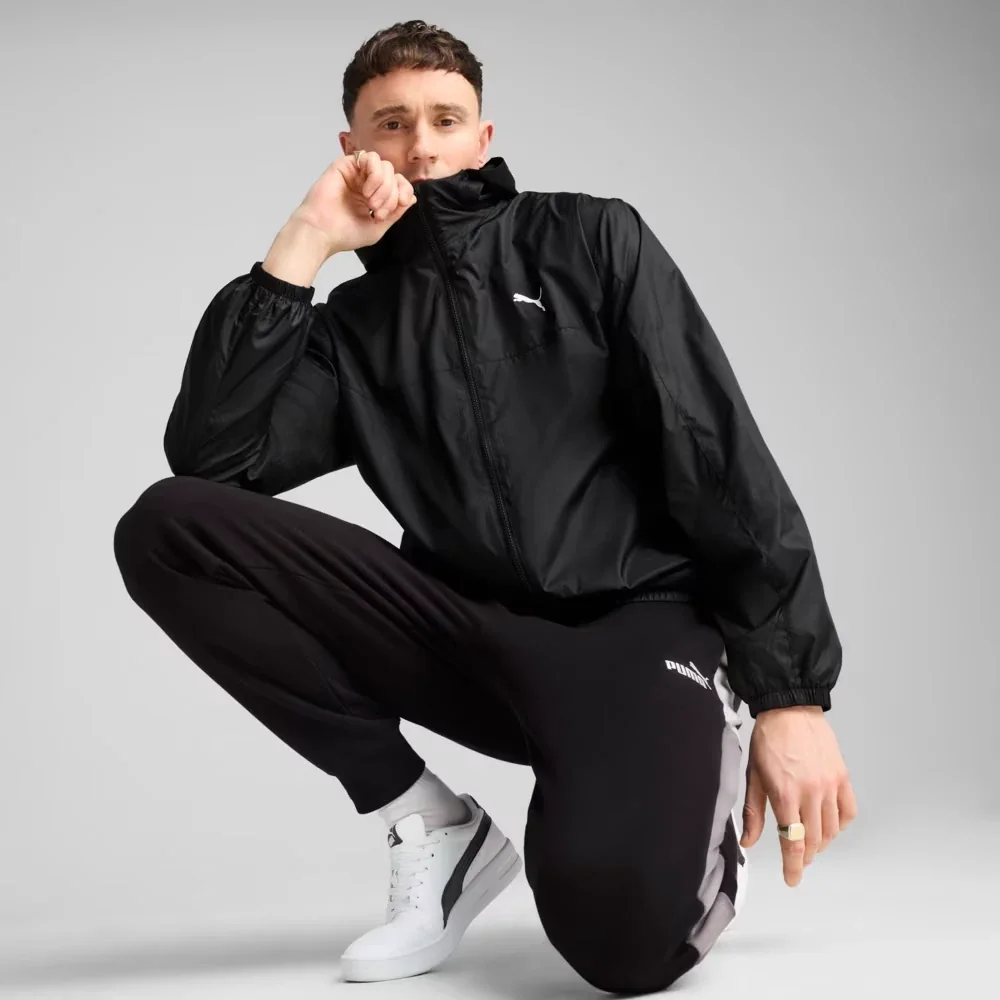Вітрівка Ess Regular Windbreaker 68462501 Puma L Чорний