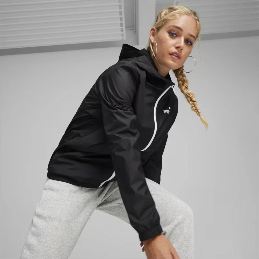 Вітрівка з капюшоном ESS Solid Windbreaker 84749452 Puma M Чорний