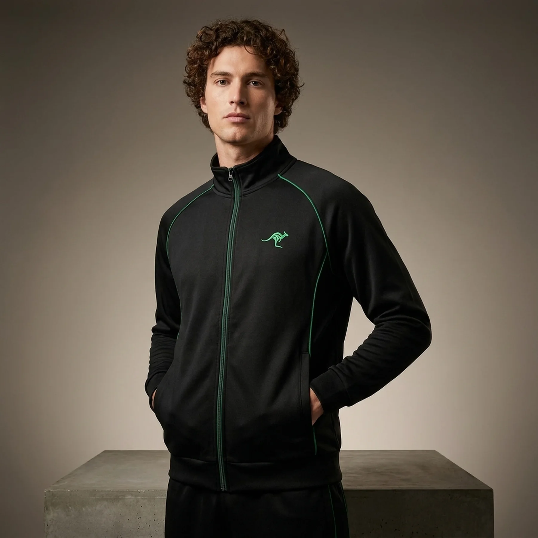 Вітровка чоловіча Australian Zoom Track Jacket (HCUGC0037-003)