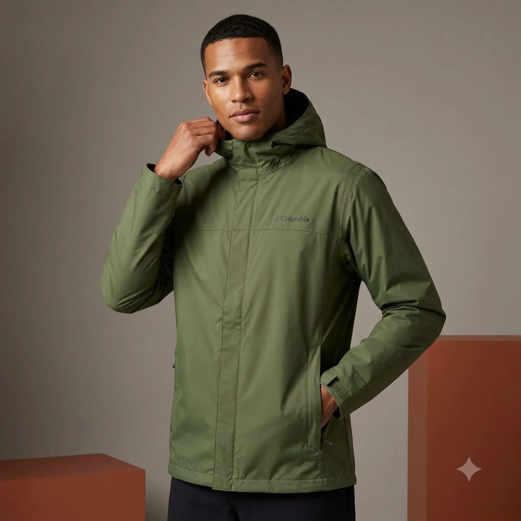 Вітровка чоловіча Columbia Watertight Ii Jacket Olive (1533891CLB-353)