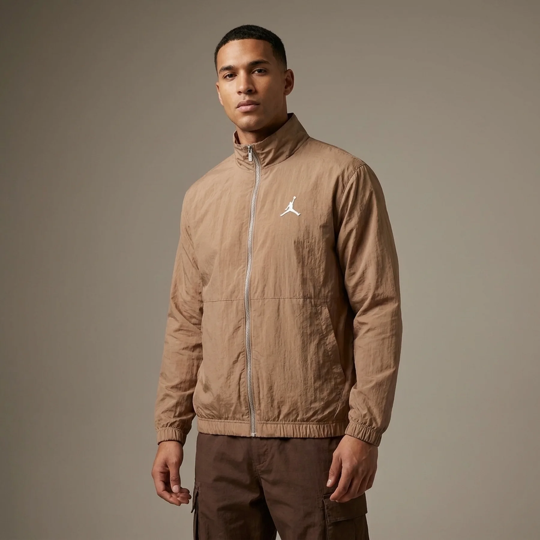 Вітровка чоловіча Nike Essentials Warmup Full-Zip Jacket Brown (FB7294-200)