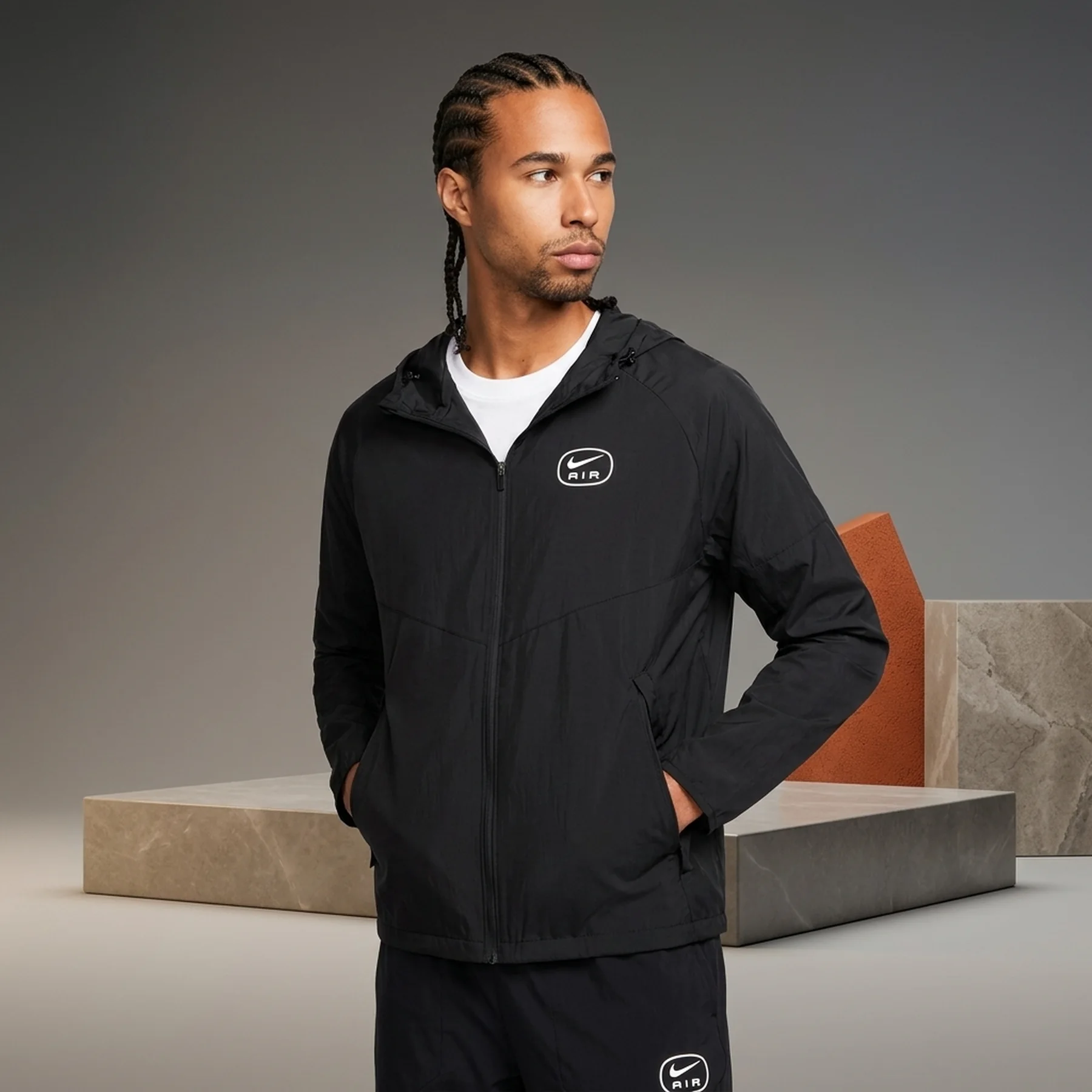 Вітровка чоловіча Nike M Nsw Sw Air Run Jkt (HM0187-010)