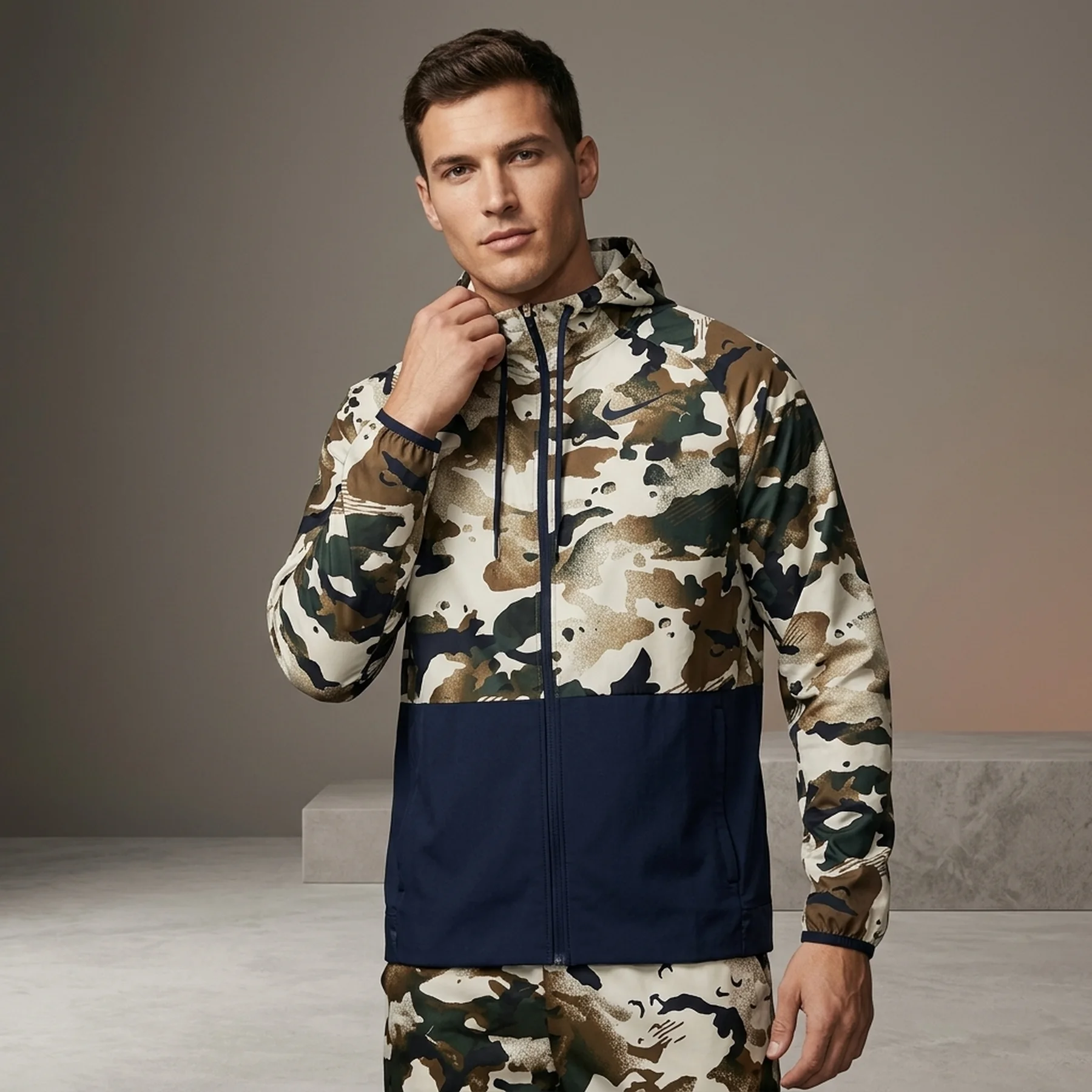 Вітровка чоловіча Nike Pro Flex Vent Full Zip Hooded (CU4042-265)