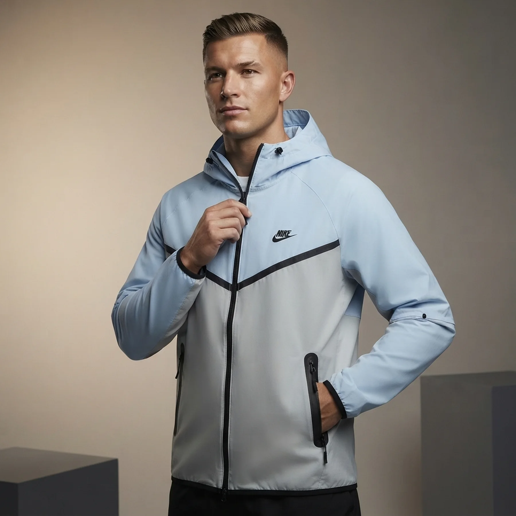 Вітровка чоловіча Nike Ssnl Wvn Wr Fz Light Blue (HV6514-012)