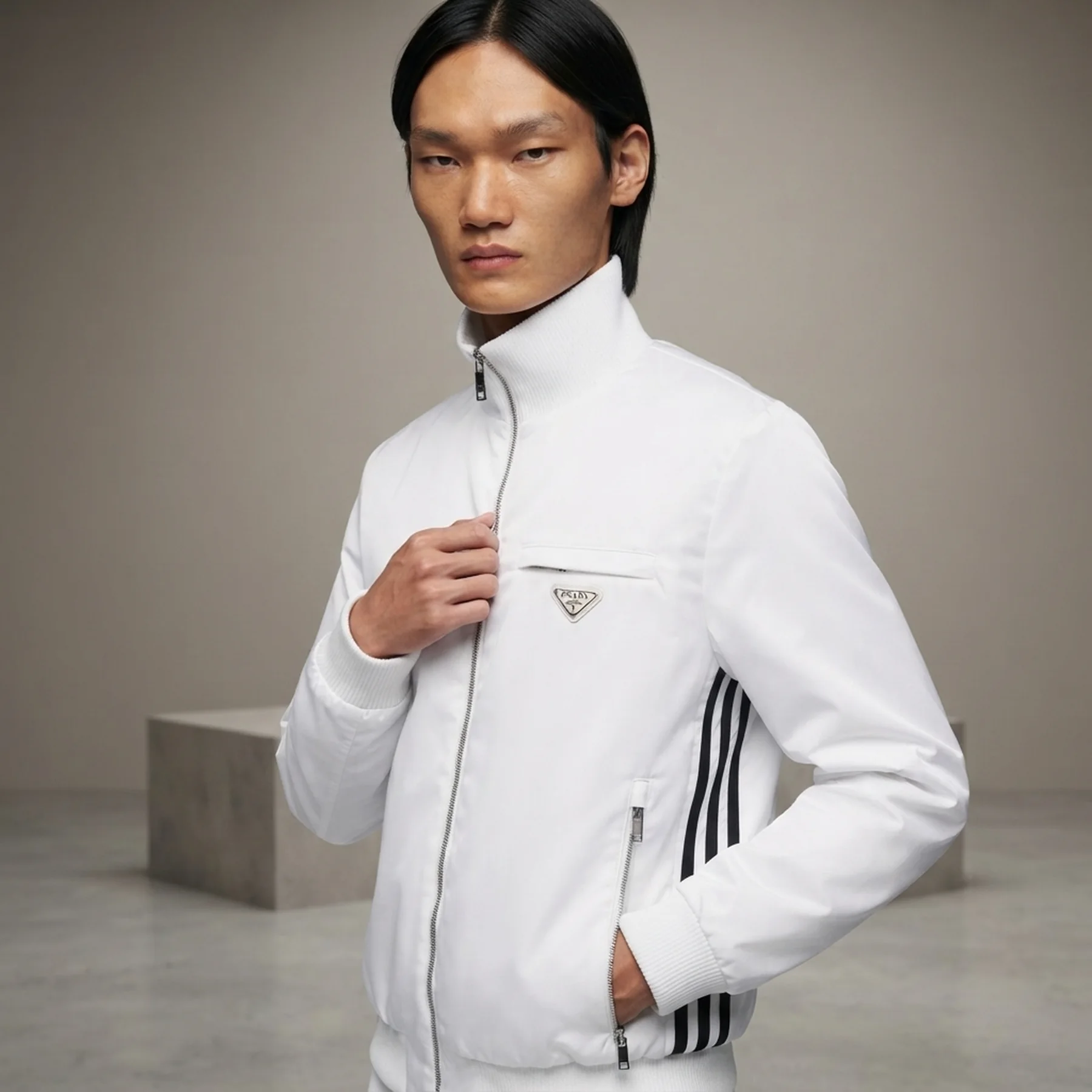 Вітровка чоловіча Prada X Adidas Re-Nylon Track Jacket (HN6506)