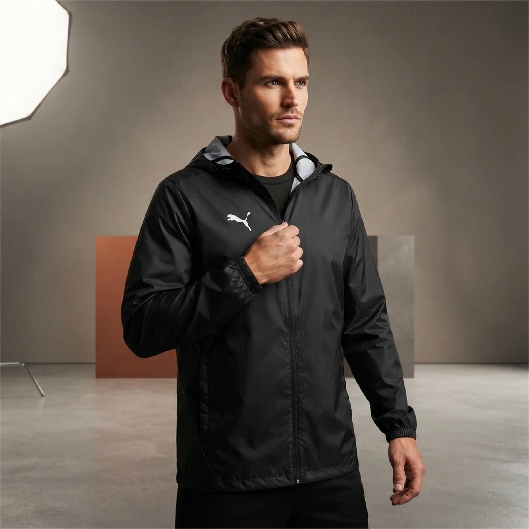 Вітровка чоловіча Puma Teamfinal Allwetterjacke F03 Black (658599-03)