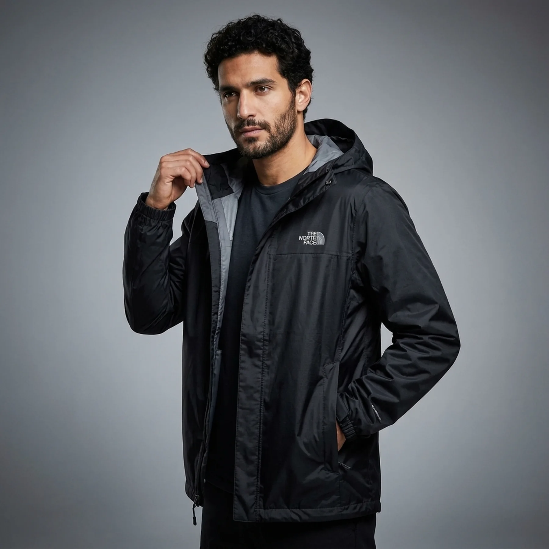 Вітровка чоловіча The North Face Venture 2 Black (NF0A2VD3JK3)