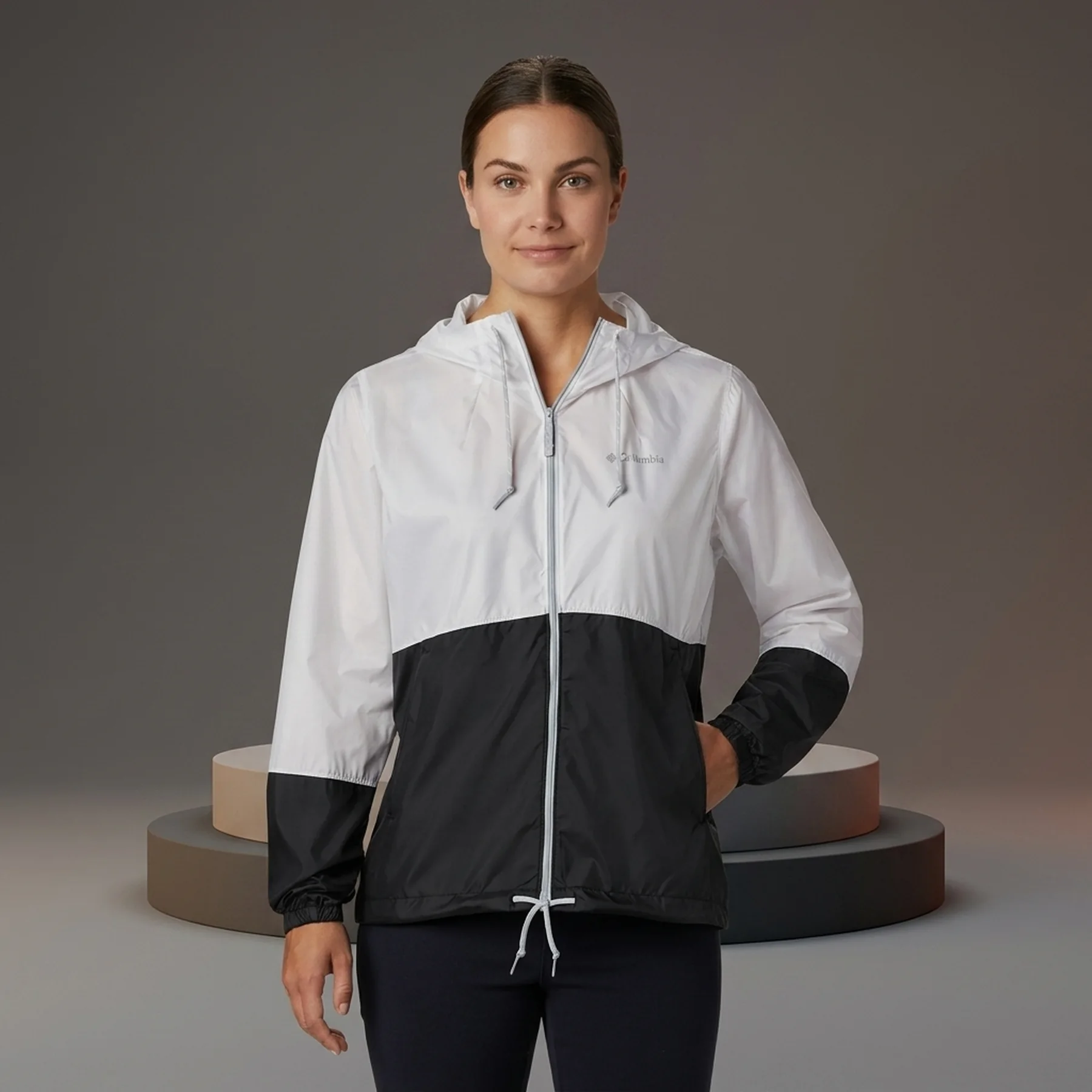 Вітровка жіноча Columbia Flash Forward™ Ii White/Black (2116531CLB-100)