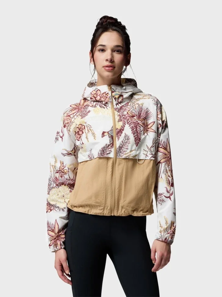 Вітровка жіноча Columbia Spire Valley™ Printed Windbreaker White/Beige (2116491CLB-125)