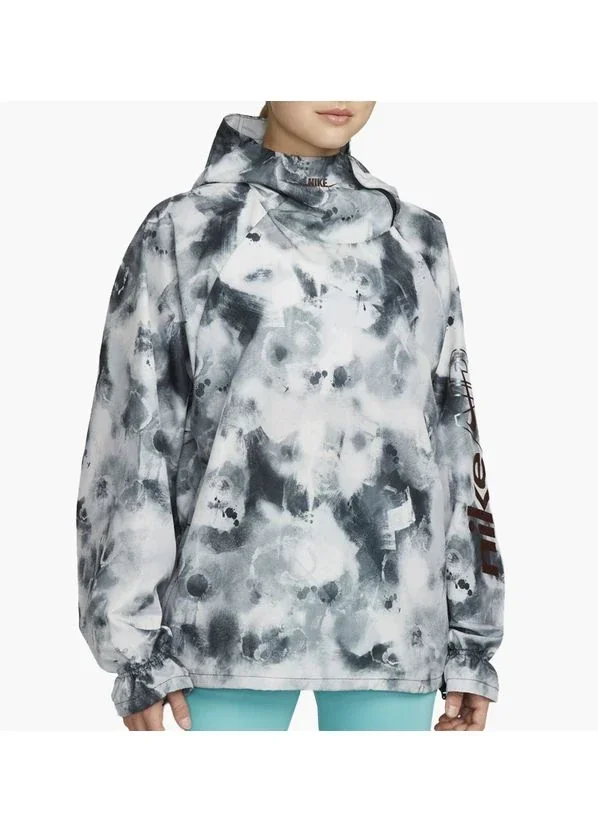 Вітровка жіноча Nike Air Dri Fit Running Jacket Grey/Blue (DM7549-010)