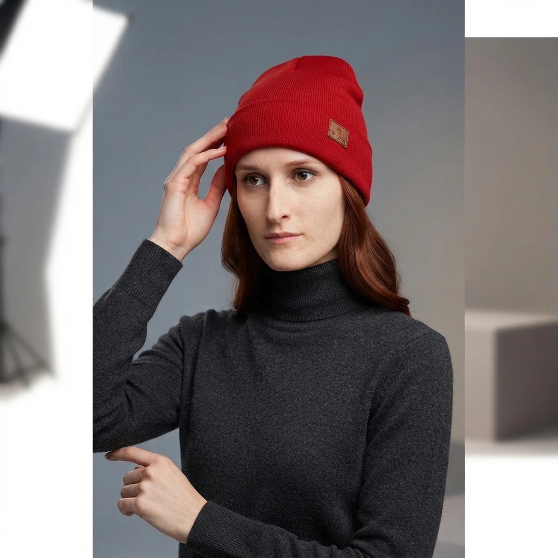 Водонепроникна шапка Dexshell DH30509, onesize (56-58 см), червоний