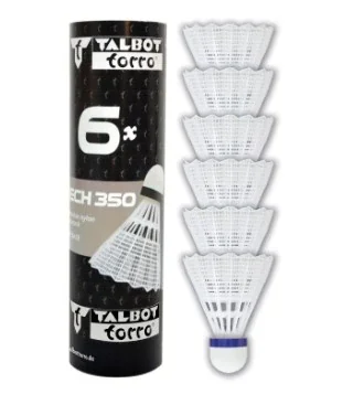 Волани Talbot Tech 350 Shuttle white, MEDIUM 6шт. (479102)